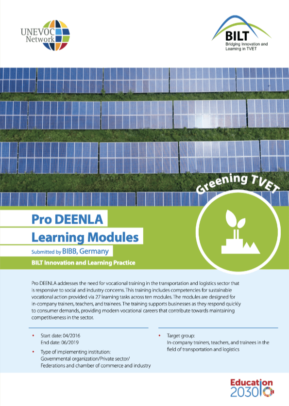 Pro DEENLA Learning modules
